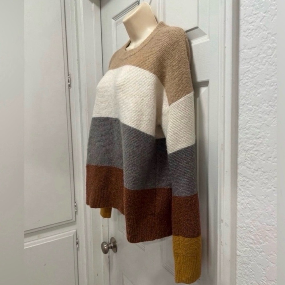Madewell Andria Pullover Striped Sweater Back to School - Preppy-Small-EUC - Picture 7 of 13